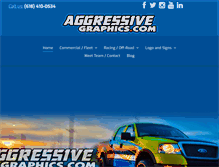 Tablet Screenshot of aggressivegraphics.com